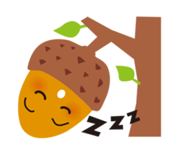"Koro-chan" of acorns sticker #6557604