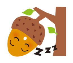 "Koro-chan" of acorns sticker #6557604