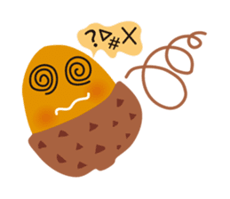 "Koro-chan" of acorns sticker #6557611