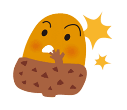 "Koro-chan" of acorns sticker #6557615