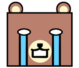 Bear! a cute bear! sticker #6557631