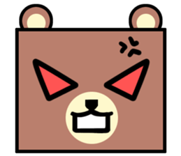 Bear! a cute bear! sticker #6557632