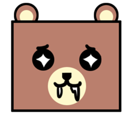 Bear! a cute bear! sticker #6557646