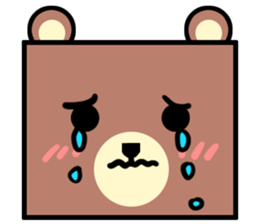 Bear! a cute bear! sticker #6557649