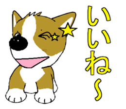 i lovr corgi sticker #6557670