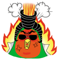 Parrot love sunflower sticker #6558234