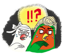 Parrot love sunflower sticker #6558237