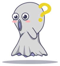 Cute Baby Ghost sticker #6559868