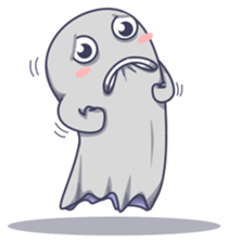 Cute Baby Ghost sticker #6559869