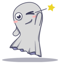 Cute Baby Ghost sticker #6559871