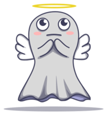 Cute Baby Ghost sticker #6559874