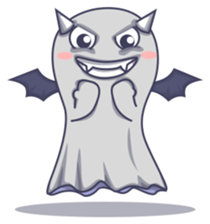 Cute Baby Ghost sticker #6559875