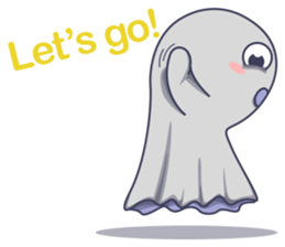 Cute Baby Ghost sticker #6559877