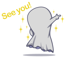 Cute Baby Ghost sticker #6559878