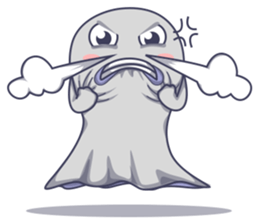 Cute Baby Ghost sticker #6559879