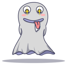 Cute Baby Ghost sticker #6559886