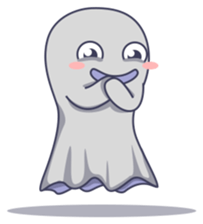 Cute Baby Ghost sticker #6559887