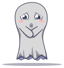 Cute Baby Ghost sticker #6559888