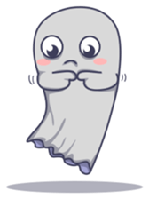 Cute Baby Ghost sticker #6559889