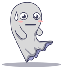 Cute Baby Ghost sticker #6559890