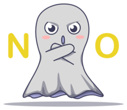 Cute Baby Ghost sticker #6559891