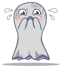 Cute Baby Ghost sticker #6559894