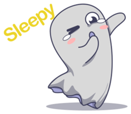 Cute Baby Ghost sticker #6559895
