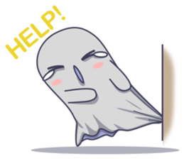 Cute Baby Ghost sticker #6559899