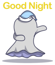 Cute Baby Ghost sticker #6559902