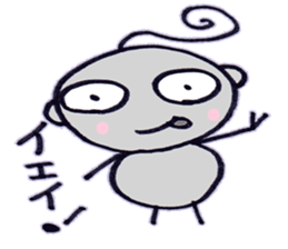 papika of spaece alien sticker #6559950