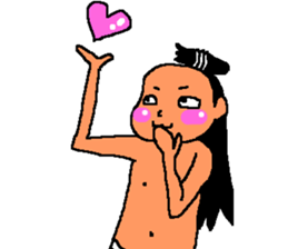 Mr. loincloth  Respect language version sticker #6560017