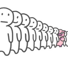 Hungry pig sticker #6560076