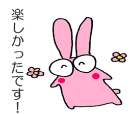 3 color bunny sticker #6560505