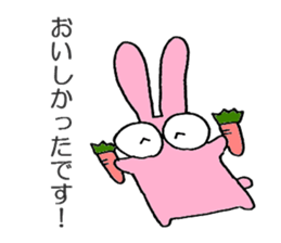 3 color bunny sticker #6560510