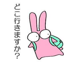 3 color bunny sticker #6560511