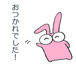 3 color bunny sticker #6560513