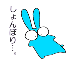 3 color bunny sticker #6560525