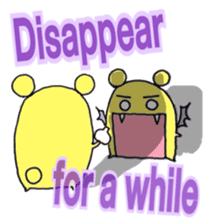 Vampire bear clan sticker #6561668