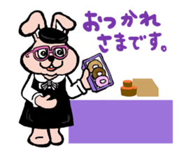 The house of s a rabbit & a tortoise 2 sticker #6561707