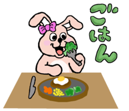 The house of s a rabbit & a tortoise 2 sticker #6561716