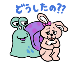 The house of s a rabbit & a tortoise 2 sticker #6561731