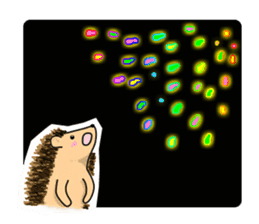 The 1st of hedgehog Hopi. sticker #6561824