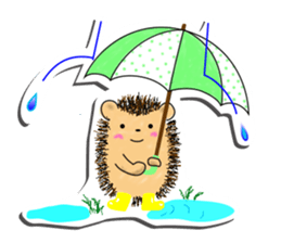 The 1st of hedgehog Hopi. sticker #6561827