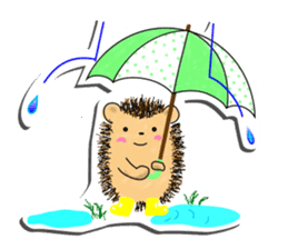 The 1st of hedgehog Hopi. sticker #6561827