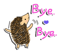 The 1st of hedgehog Hopi. sticker #6561832