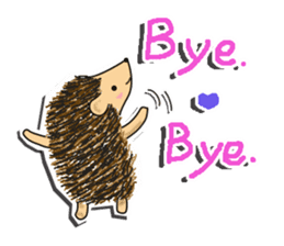 The 1st of hedgehog Hopi. sticker #6561832