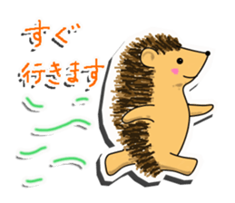 The 1st of hedgehog Hopi. sticker #6561834
