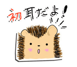 The 1st of hedgehog Hopi. sticker #6561836