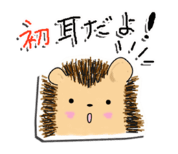 The 1st of hedgehog Hopi. sticker #6561836