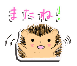 The 1st of hedgehog Hopi. sticker #6561838